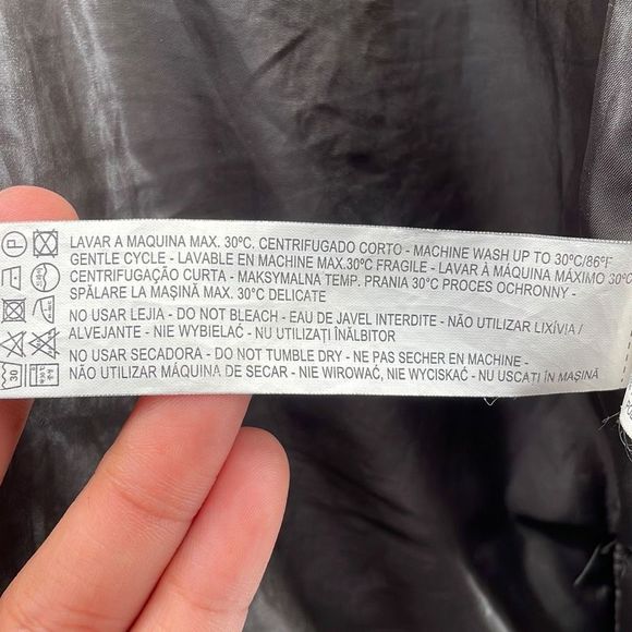 Zara Man Jacket XL Men Button Front with Pockets Quilted Green Long Sleeve Warm - Picture 12 of 16